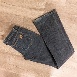 Joe’s Low Rise Dark Boot Cut Jeans